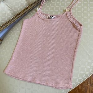 Pink tank top size Junior L
